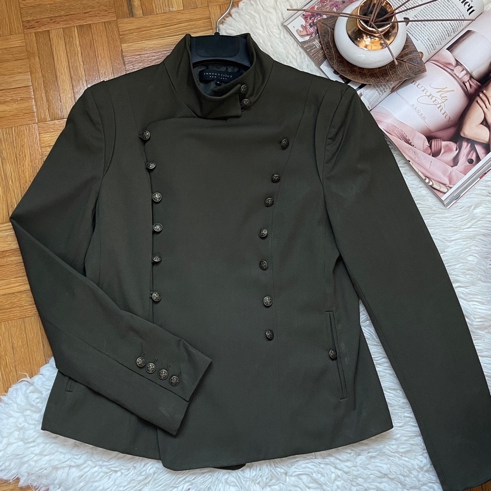 Reese + Riley New York Dark Olive Women's Utility Jacket